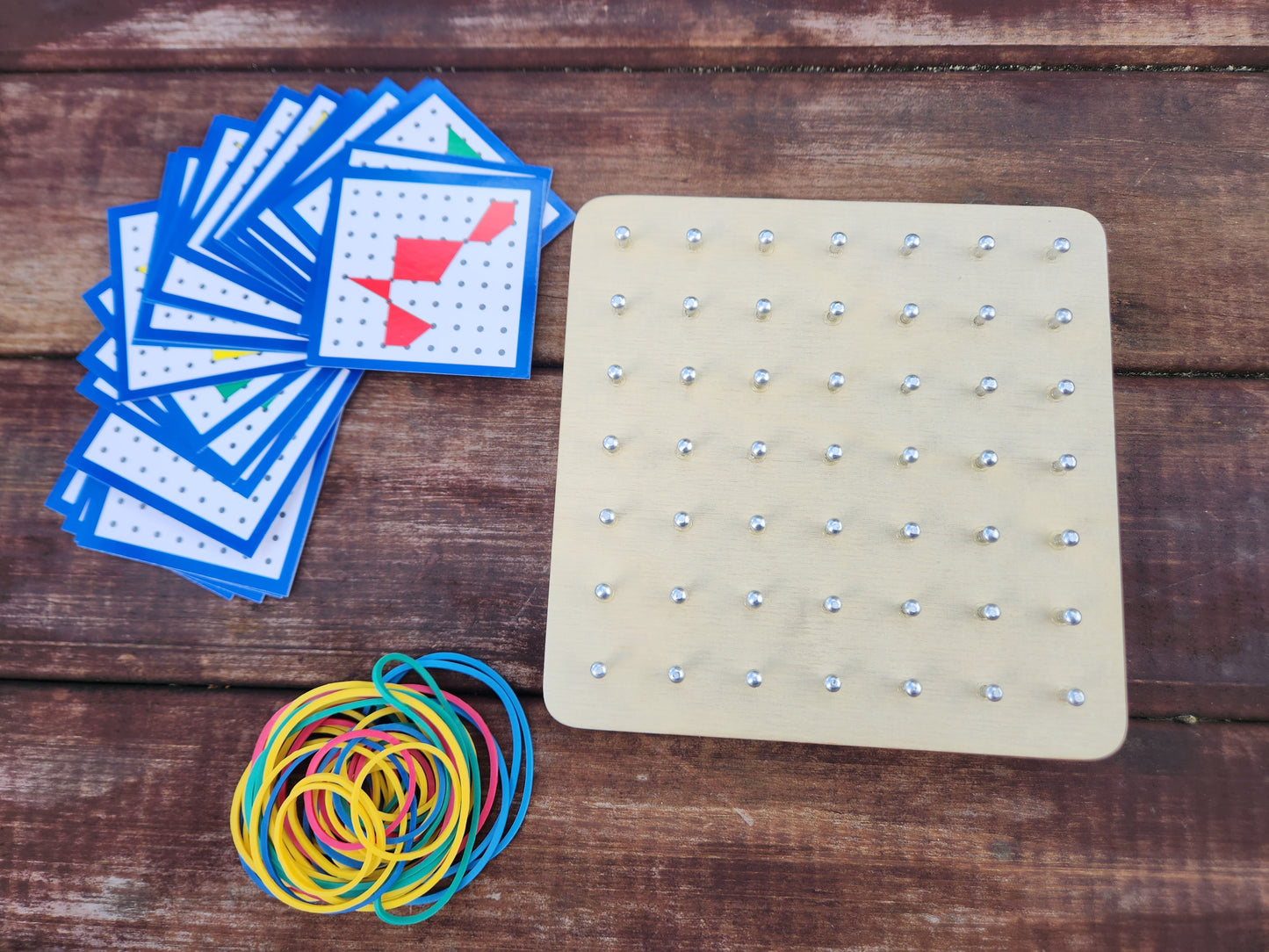 Wooden Geometry Boards with Bag