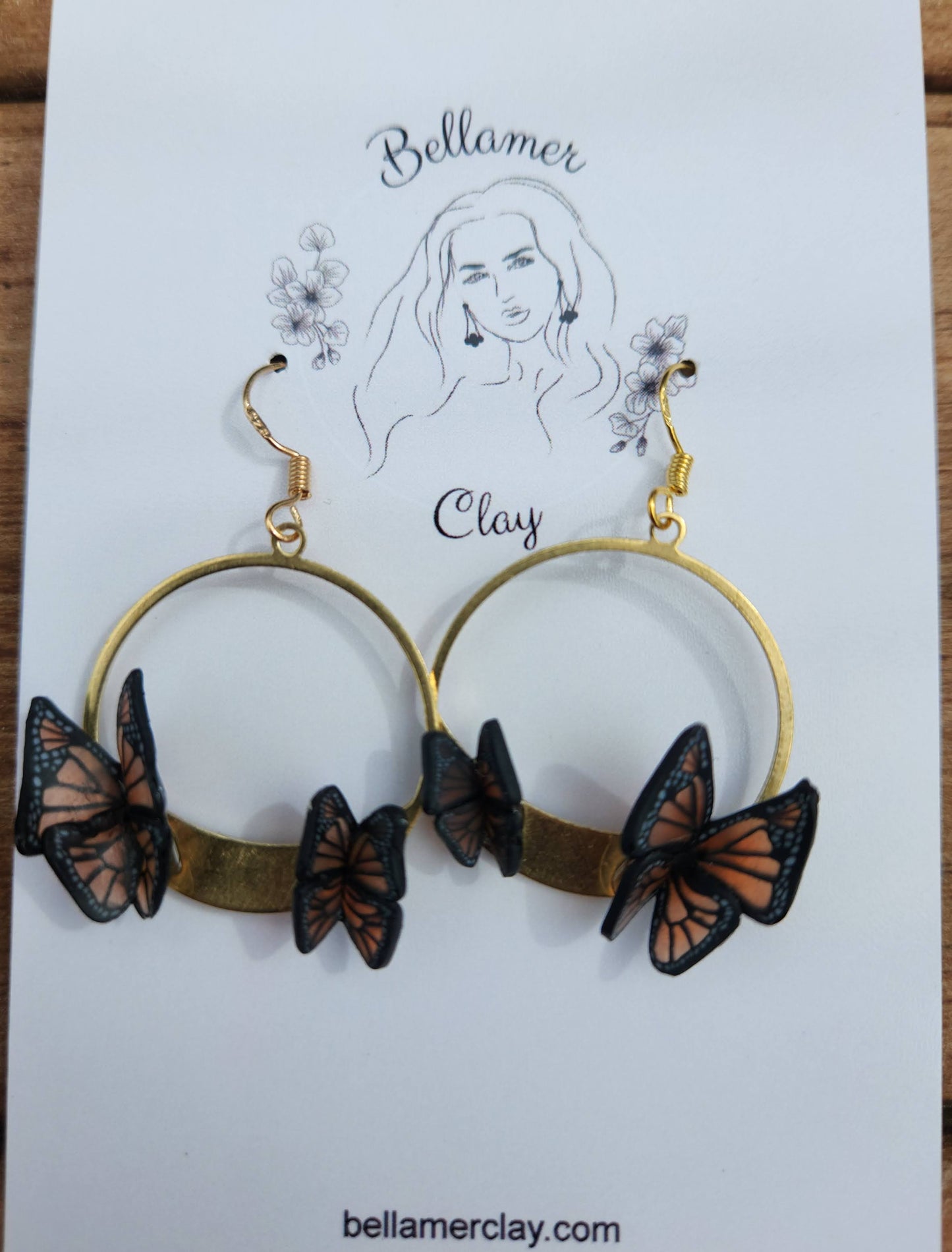 Monarch Butterfly Earrings