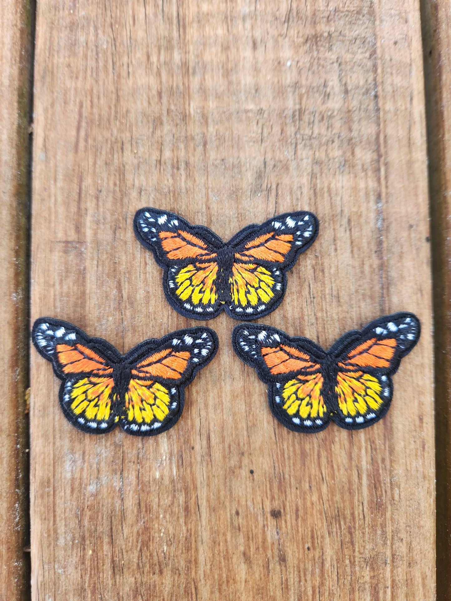 Monarch Butterfly Iron-On Patches