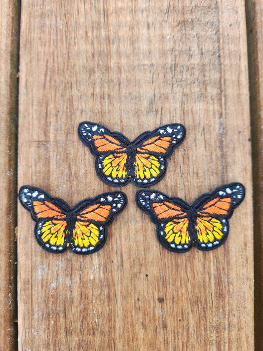 Monarch Butterfly Iron-On Patches
